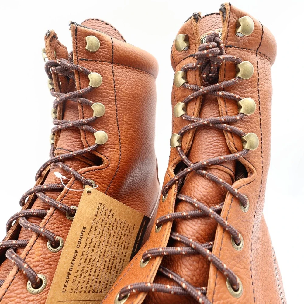 Irish Setter Boots Mens 9 D Wingshooter Leather Waterproof 894 8 Inch NIB